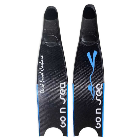 GO N SEA Black Squale Medium freediving Fins