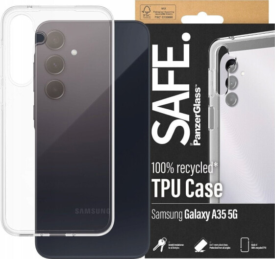 PanzerGlass SAFE. by PanzerGlass Case Samsung A35 5G, clear