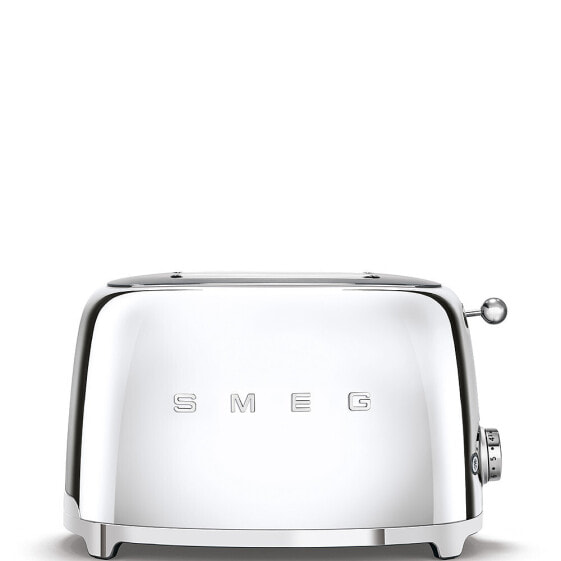 SMEG toaster TSF01SSEU (Stainless steel) - 2 slice(s) - Chrome - Plastic - Stainless steel - Buttons - Level - Rotary - China - 950 W
