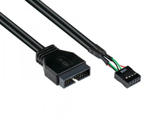Good Connections 5021-PST3, 0.45 m, USB 2.0, Female, Male, Straight, Straight