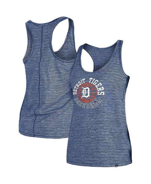 Women's Navy Detroit Tigers Active Racerback Tank Top