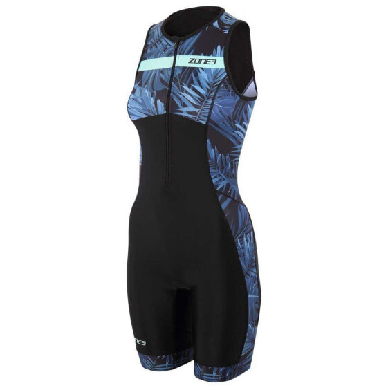 ZONE3 Activate+ Tropical Palm Sleeveless Trisuit