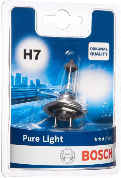 Bosch H7 Longlife Daytime Lamp, 12 V 55 W PX26d, Pack of 1