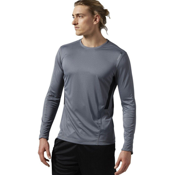 [AY2358] Mens Reebok Workout Ready Long Sleeve Tech Tee