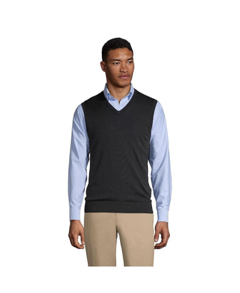 Men's School Uniform Cotton Modal Fine Gauge Sweater Vest