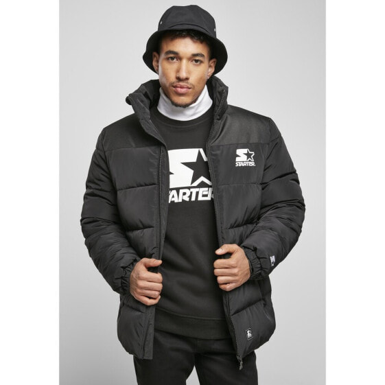 URBAN CLASSICS Down Jacket Starter Logo Puffer