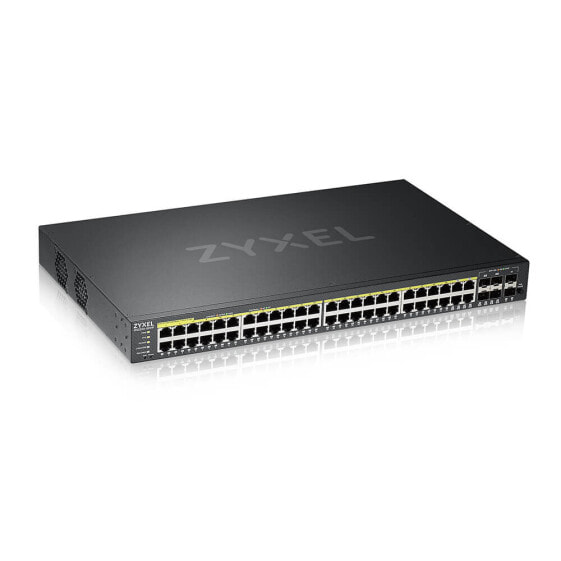 ZyXEL GS2220-50HP-EU0101F - Managed - L2 - Gigabit Ethernet (10/100/1000) - Power over Ethernet (PoE) - Rack mounting