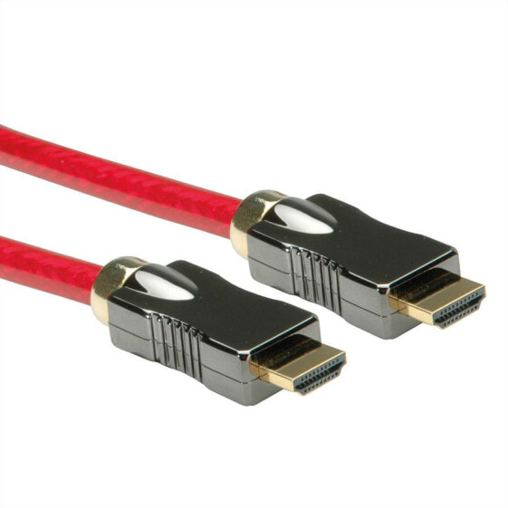 ROLINE 11.04.5903 - 3 m - HDMI Type A (Standard) - HDMI Type A (Standard) - 7680 x 4320 pixels - Red