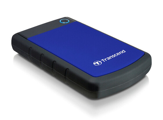 Transcend StoreJet 25H3 2TB Blue - 2000 GB - 2.5" - 3.2 Gen 1 (3.1 Gen 1) - Black - Blue