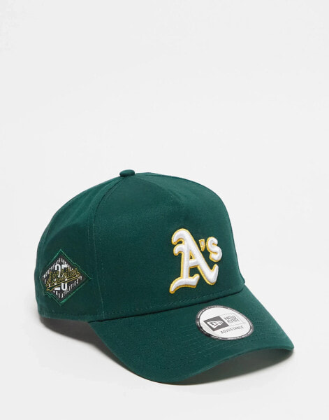 New Era – Oakland Athletics Logo 9forty – Trucker-Kappe in Grün