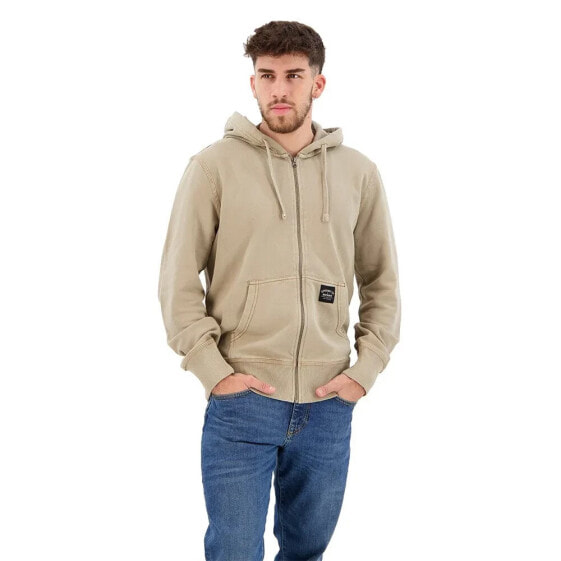 SUPERDRY Contrast Stitch full zip sweatshirt