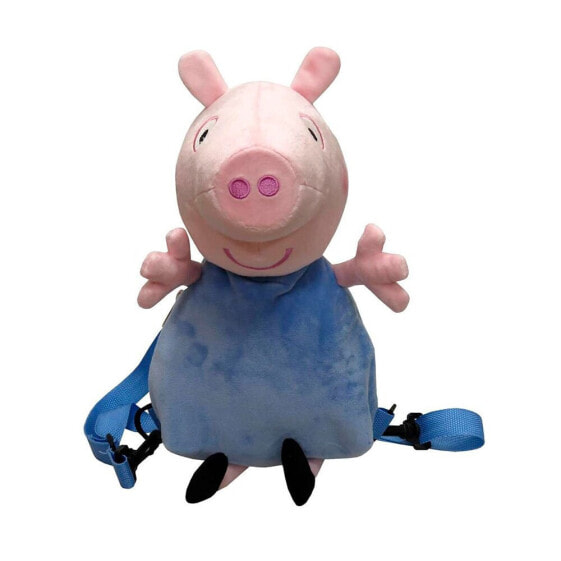 CYP BRANDS Teddy Backpack 35 cm 3D Peppa Pig George