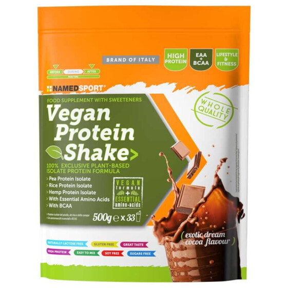 NAMED SPORT Vegan Protein Shake 500g Exotic Dream Cocoa