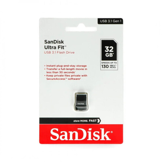 SanDisk Ultra Fit - memery USB 3.0 pendrive 32GB