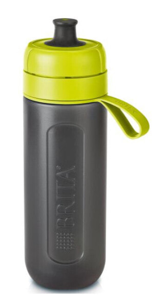 BRITA 072254, Water filtration bottle, 0.6 L, Black, Yellow
