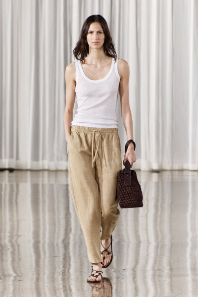 Zw collection flowing faded trousers