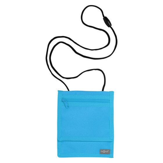Pagna 99508-20 - Neck pouch - Blue - Nylon - Monochromatic - Neck strap - Hook-and-loop closure