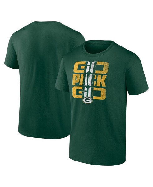 Men's Green Green Bay Packers Hometown Offensive Drive T-Shirt