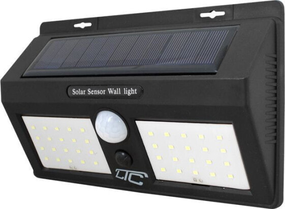 Уличный светильник Ltc Lampa Solarna LED 40xSMD 8W, 1000lm, 1200mAh с солнечной панелью и датчиком движения