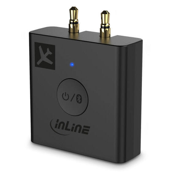 InLine Airplane Bluetooth Audio Transmitter - BT 5.0 - aptX HD/LL