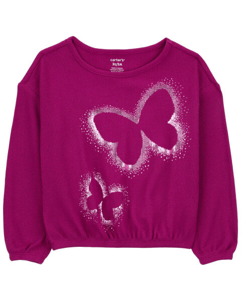 Toddler Shine Like A Star Metallic Thermal Top 2T