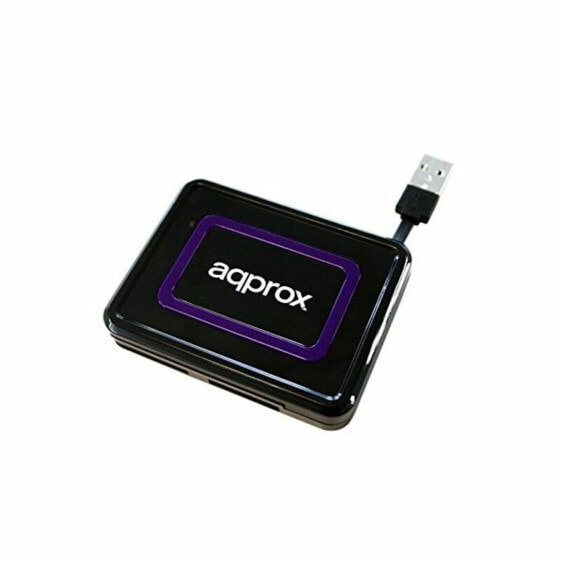 Электронный ридер для удостоверений approx! APPCRDNIB USB 2.0 Чёрный