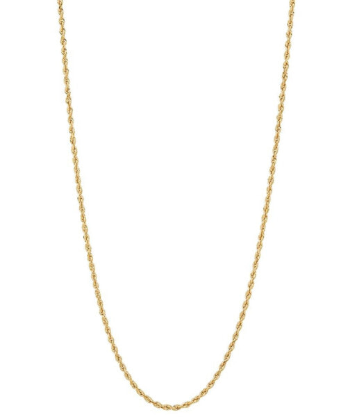 Macy's glitter Rope 24" Chain Necklace in 10k Gold, Created for Macy's