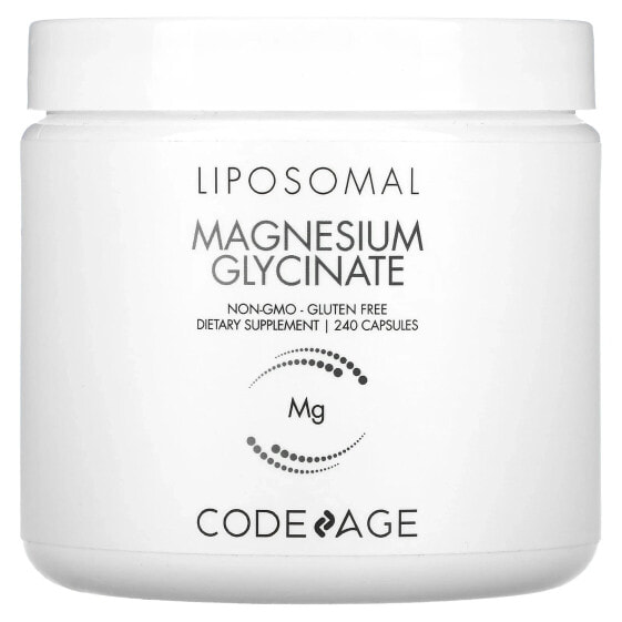 Витамины и минералы Магний CodeAge Liposomal Magnesium Glycinate, 240 капсул
