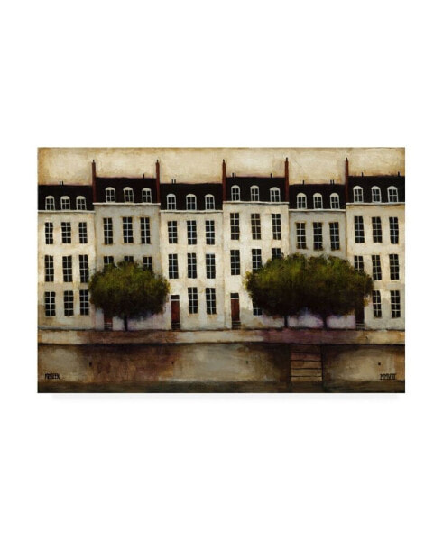 Daniel Patrick Kessler Paris on the Seine Canvas Art - 36.5" x 48"