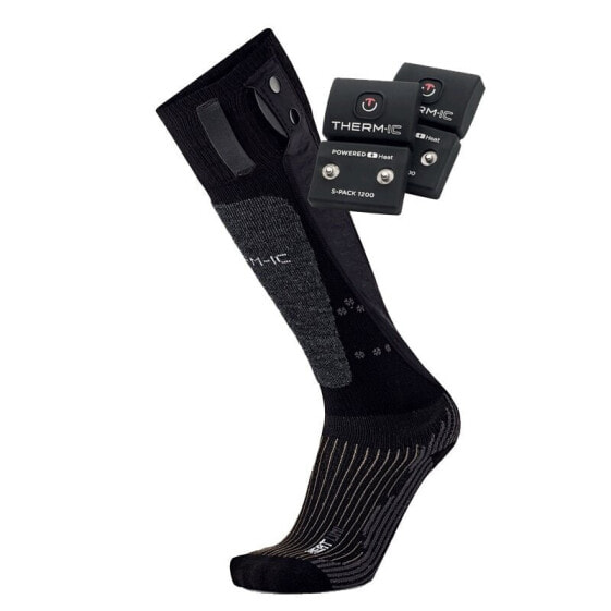 Синие термоноски Therm-ic Powersocks Heat Uni S-Pack 1200 1200 греющие длинные носки