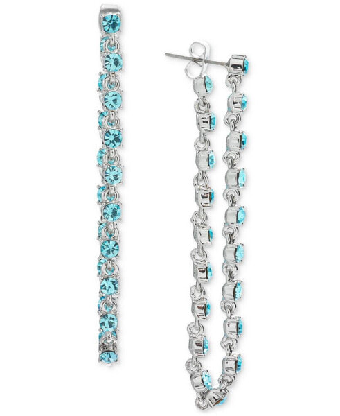 Crystal Stone Chain Drop Earrings, Created for Macy's