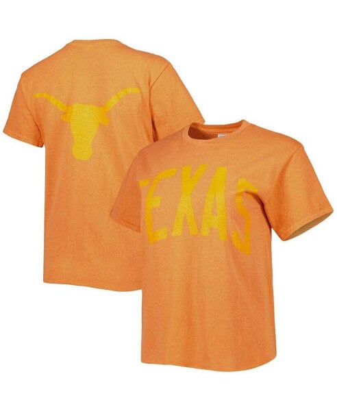 Women's Texas Orange Texas Longhorns Vintage-Inspired Tubular Hyper Bright 2-Hit Cropped T-shirt