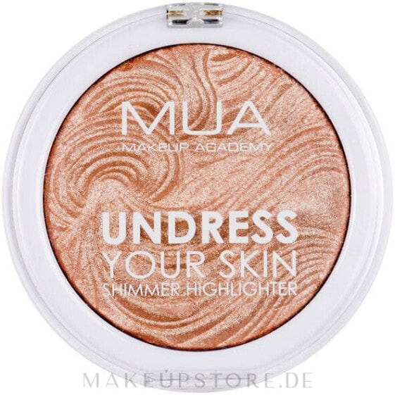 Highlighter - MUA Makeup Academy Shimmer Highlighter Powder Radiant Cashmere