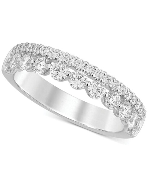 Кольцо Macy's Diamond Double Row Band.