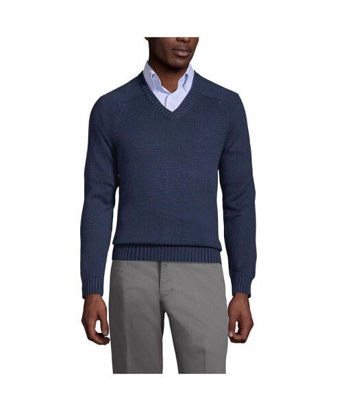 Men's School Uniform Cotton Modal V-neck Sweater