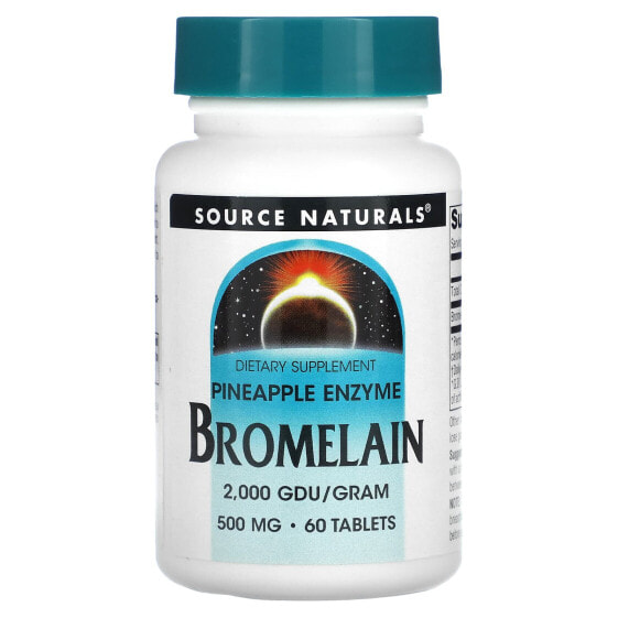 Bromelain 2,000 GDU/Gram, 500 mg, 60 Tablets