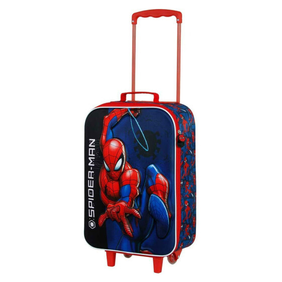 MARVEL Spiderman soft 3D trolley bag - speed