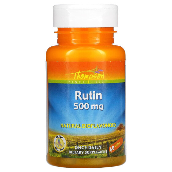 Биофлавоноиды Thompson Rutin 500 мг, 60 таблеток