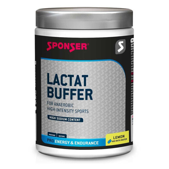 Спортивное питание для выносливости и восстановления SPONSER SPORT FOOD Lactat Buffer 600 грамм Лимонный порошок для напитка