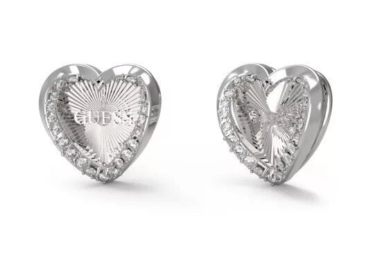 Beautiful Mon Amour Heart Steel Earrings JUBE04609JWRHT/U