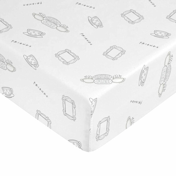 Fitted sheet Friends 140 x 200 cm