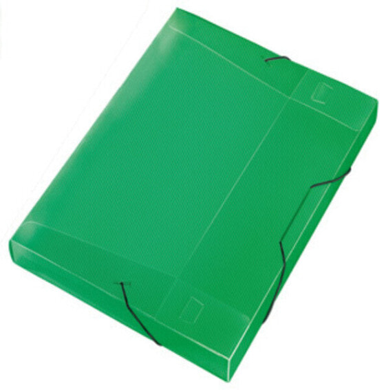 Veloflex Document Box Crystal - Green - Polypropylene (PP) - A4 - 320 mm - 230 mm - 30 mm