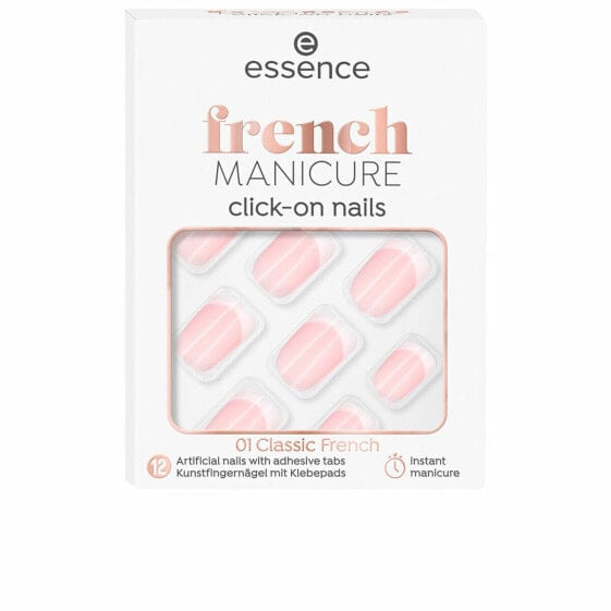 Искусственные ногти Essence French Самоклеящиеся Многоразовая Nº 01 Classic french (12 штук)