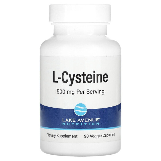 Аминокислоты Lake Avenue Nutrition L-Цистеин 500 мг, 90 капсул