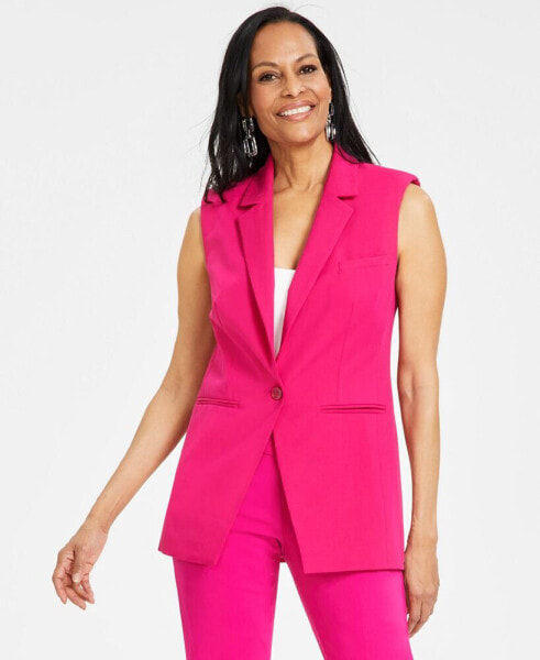 Women's Sleeveless Blazer, Created for Macy's