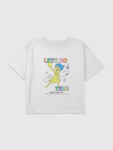 Kids Inside Out Joy Graphic Boxy Crop Tee