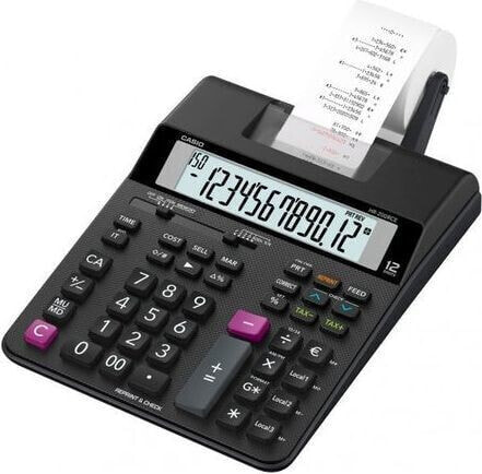 Канцелярский калькулятор с принтером CASIO HR-200RCE