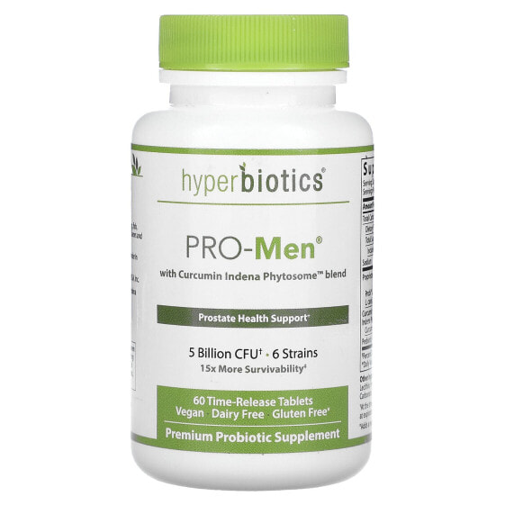 Pro-Men With Curcumin Indena Phytosome Blend, 5 Billion CFU, 60 Time-Release Tablets