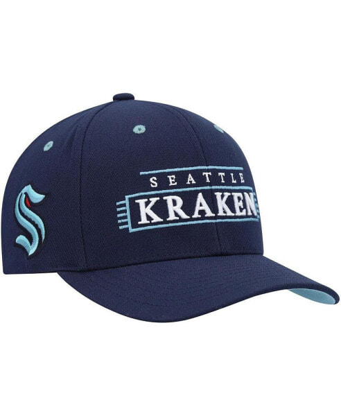 Men's Deep Sea Blue Seattle Kraken LOFI Pro Snapback Hat