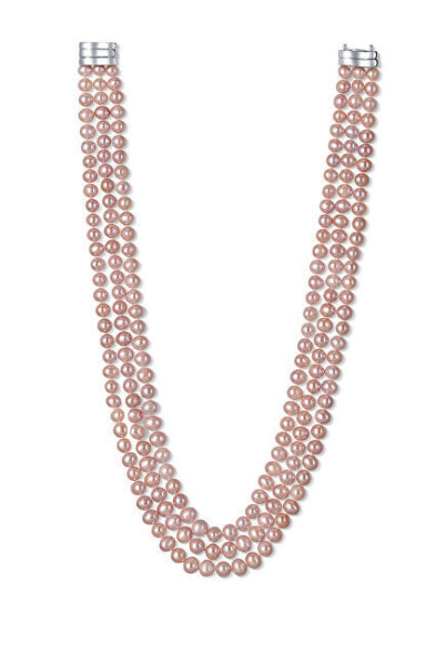 Колье JwL Luxury Pearls Pink Glow